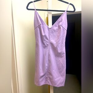FASHION NOVA - Pleather Mini Dress, Purple, Size Small